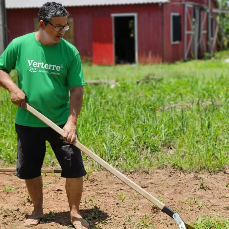 Azada de acero afilada de 30 cm